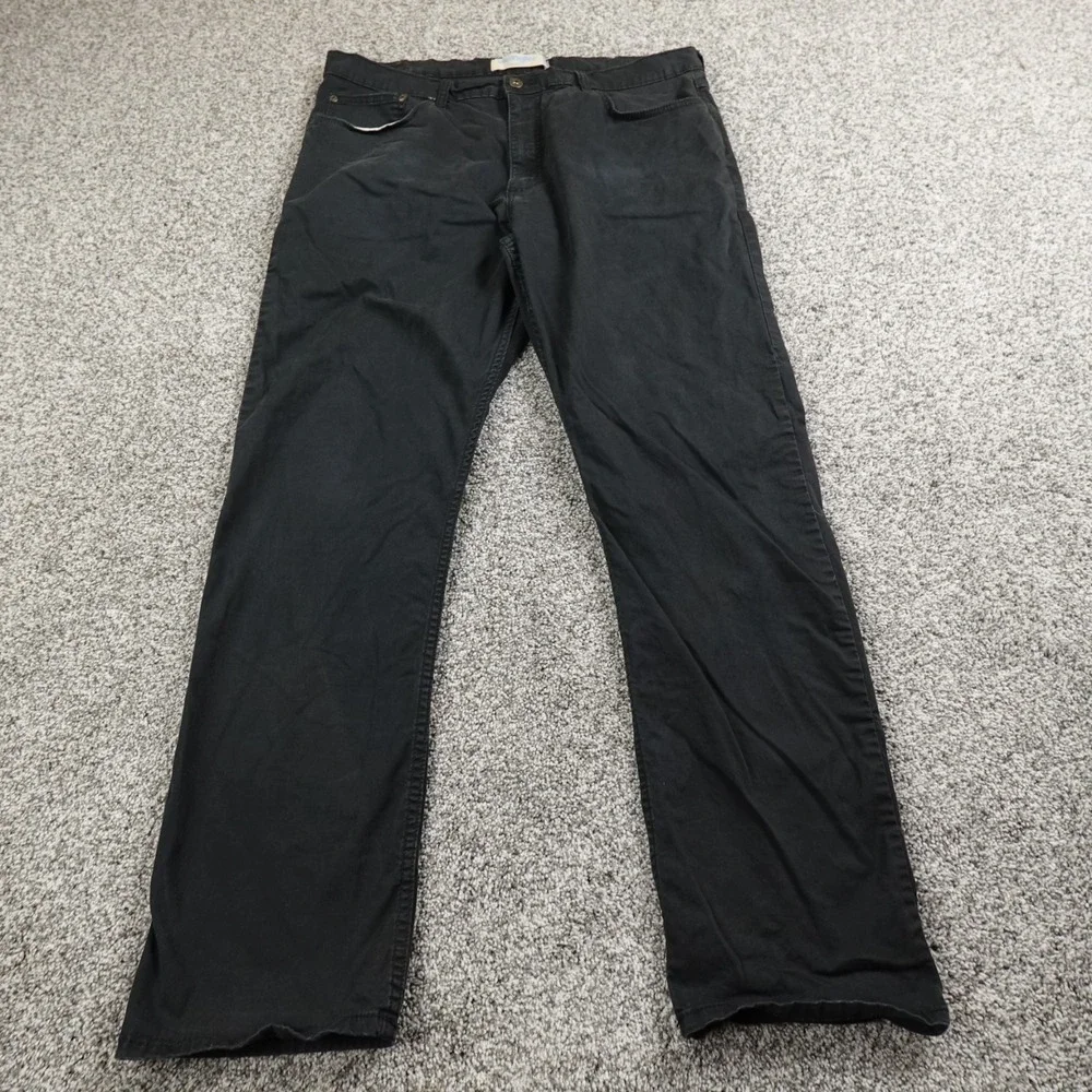 Wrangler Jeans Mens 38X32 Dark Black Denim Pants Straight Cowboy Western‎ Grunge